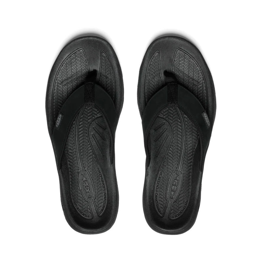KEEN / キーン コナフリップ ティージー サンダル Black/Steel Grey 