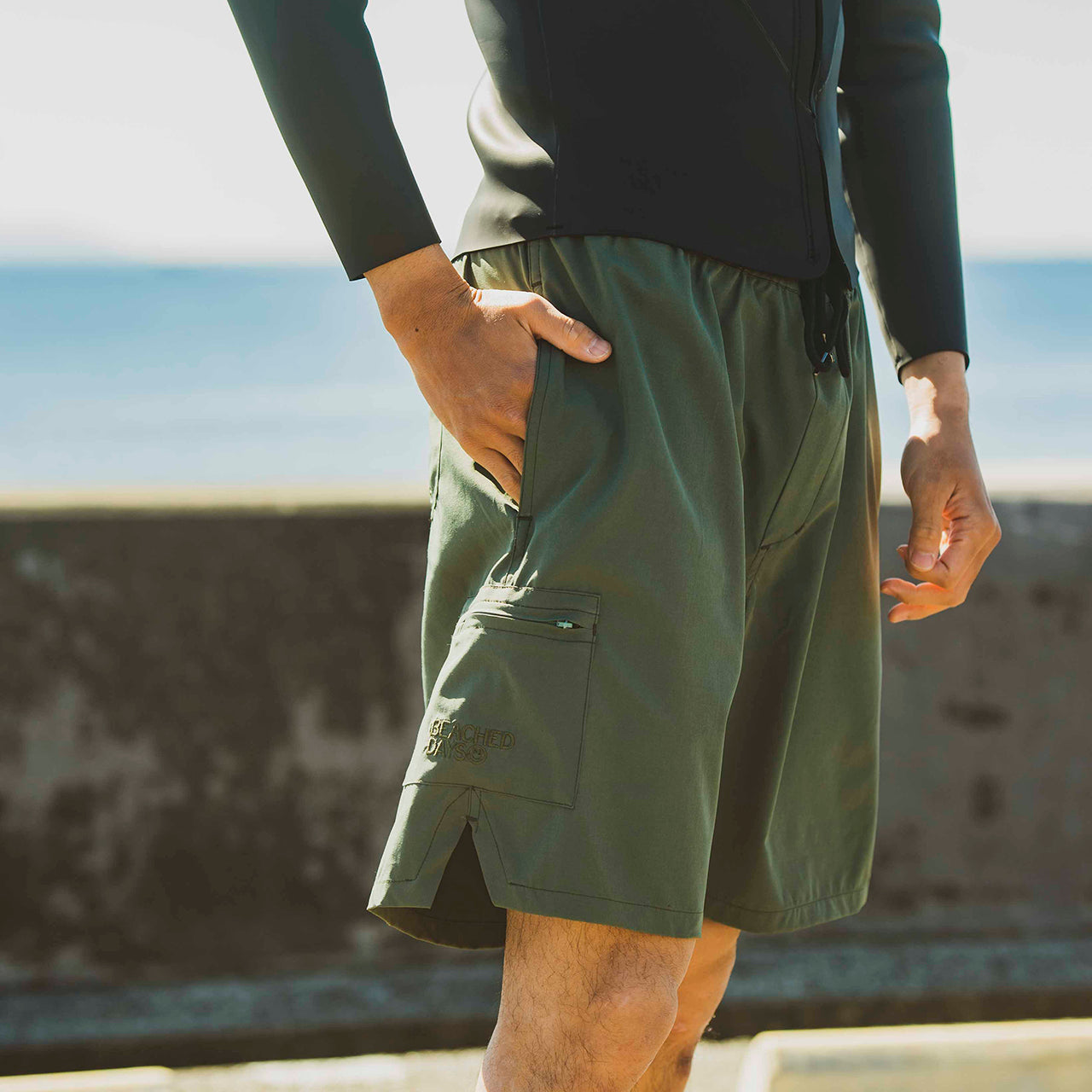 Cargo surf shorts