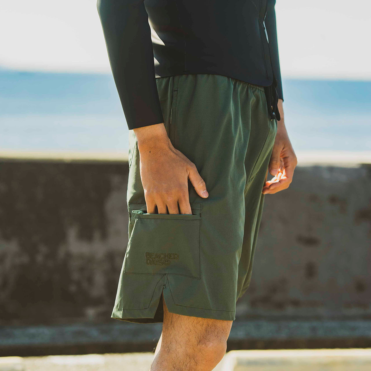 Cargo surf shorts