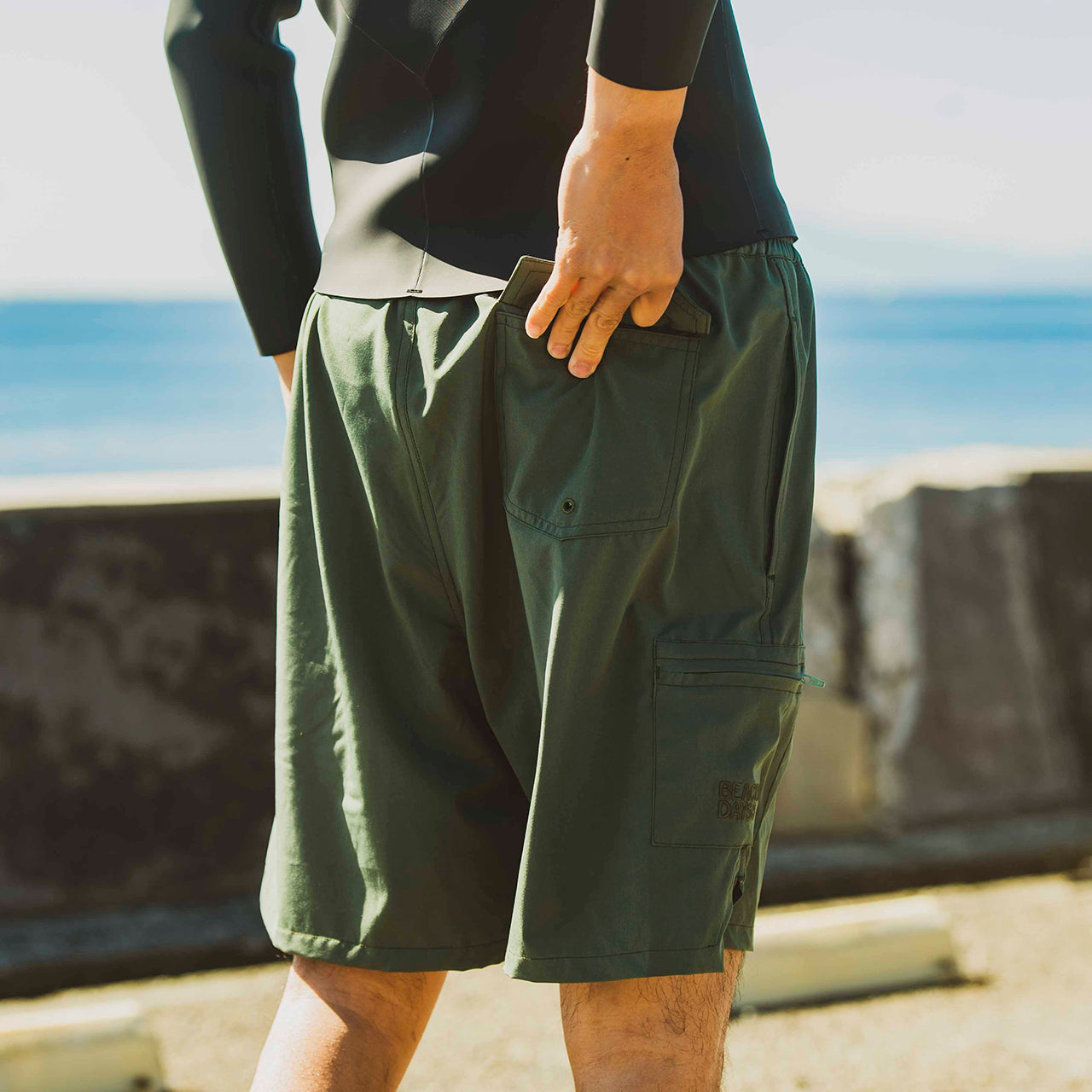 Cargo surf shorts