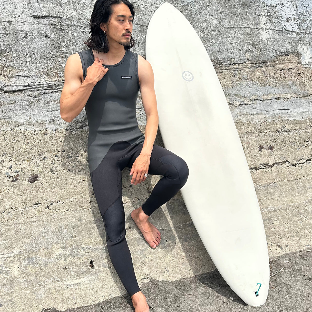 ロゴパッチ 2mm スキンロングジョン