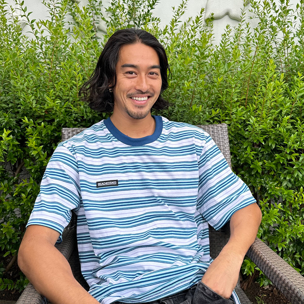 Dry Multi Border S/S Tee