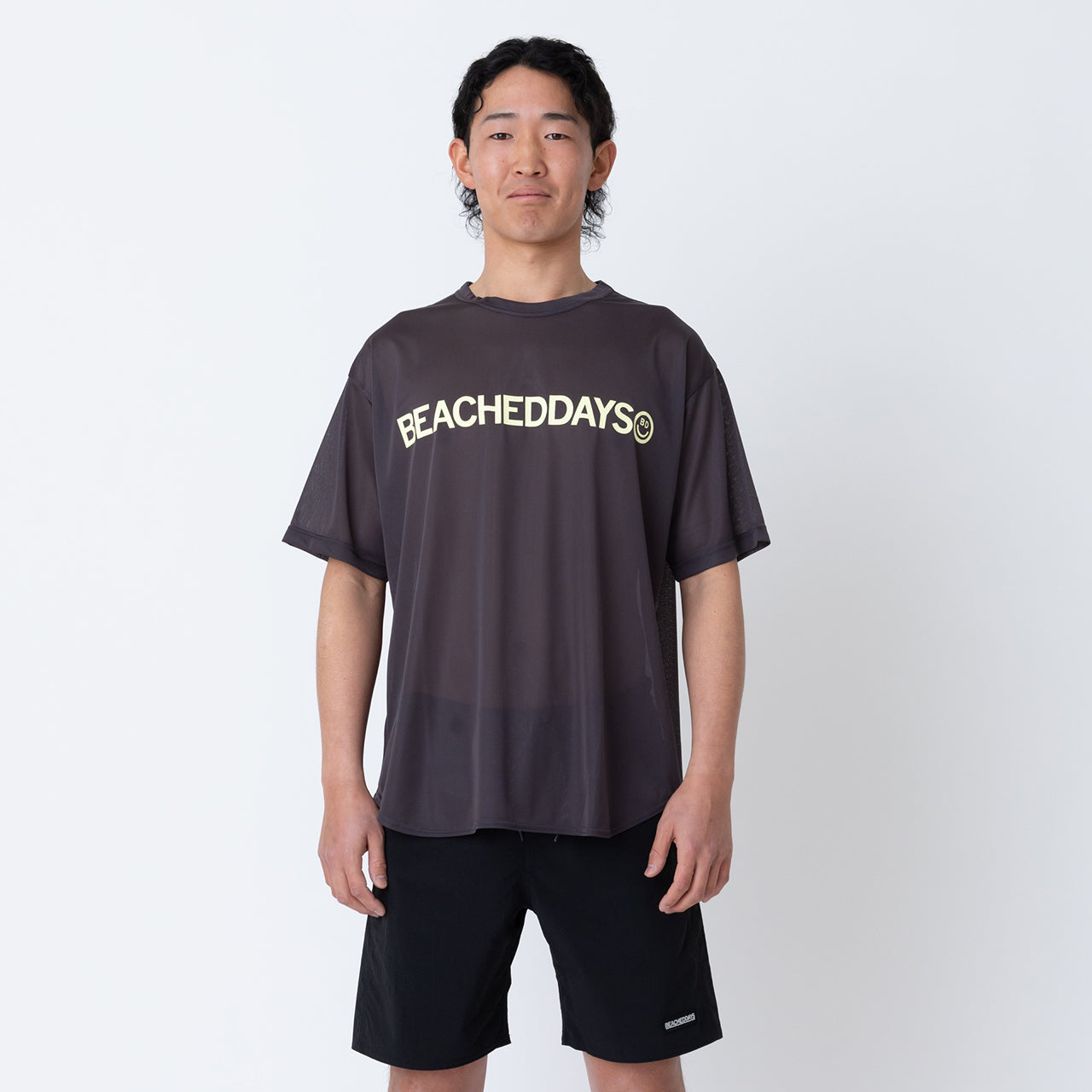 サーフ ロゴ メッシュ Tee