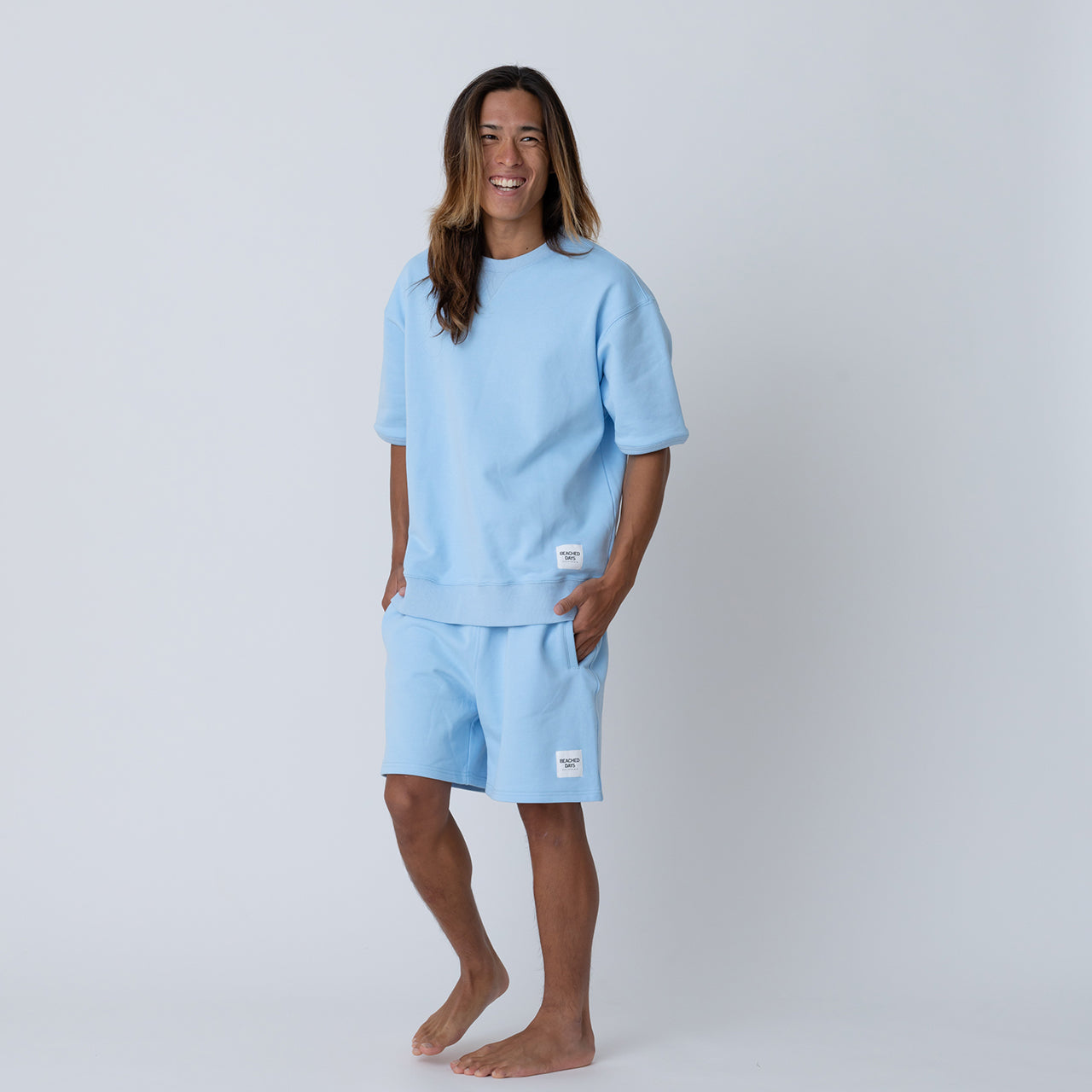 クルーネック S/S スウェットシャツ