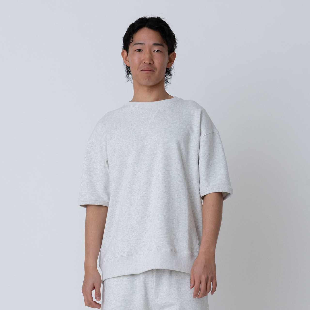クルーネック S/S スウェットシャツ