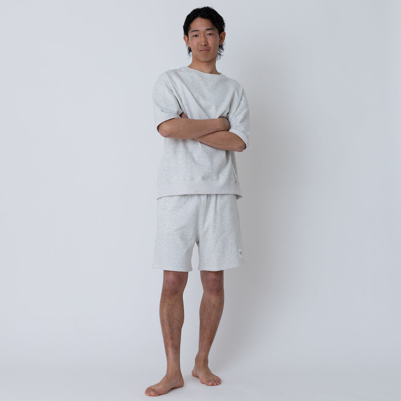 クルーネック S/S スウェットシャツ