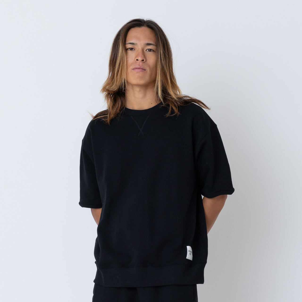 クルーネック S/S スウェットシャツ