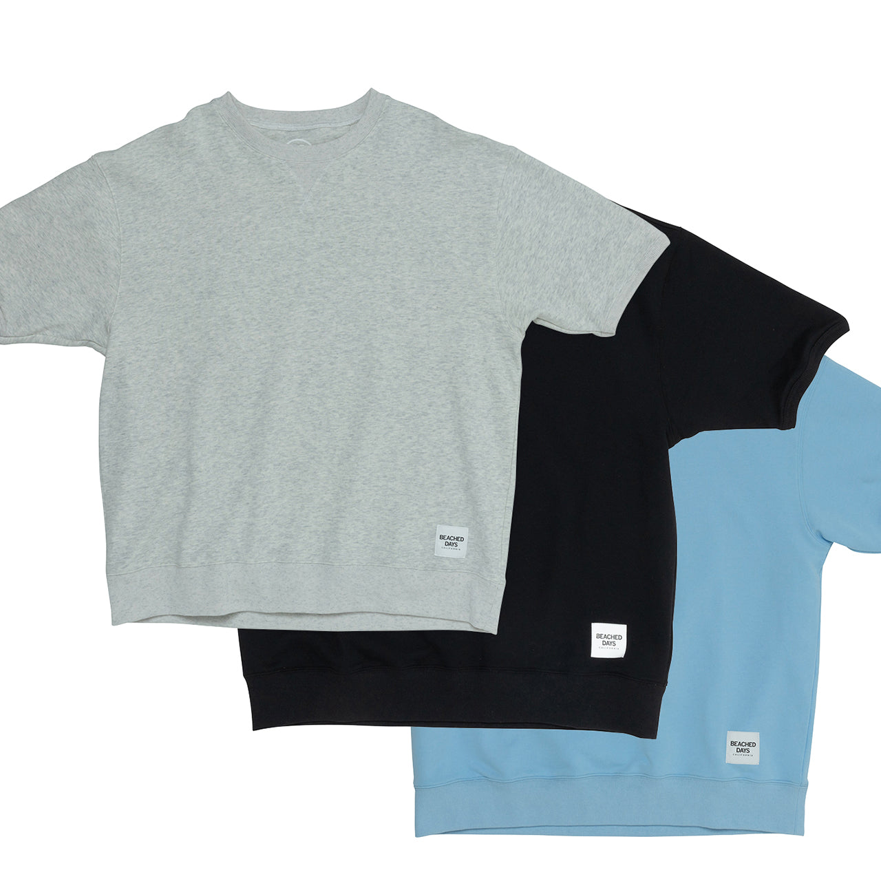 クルーネック S/S スウェットシャツ