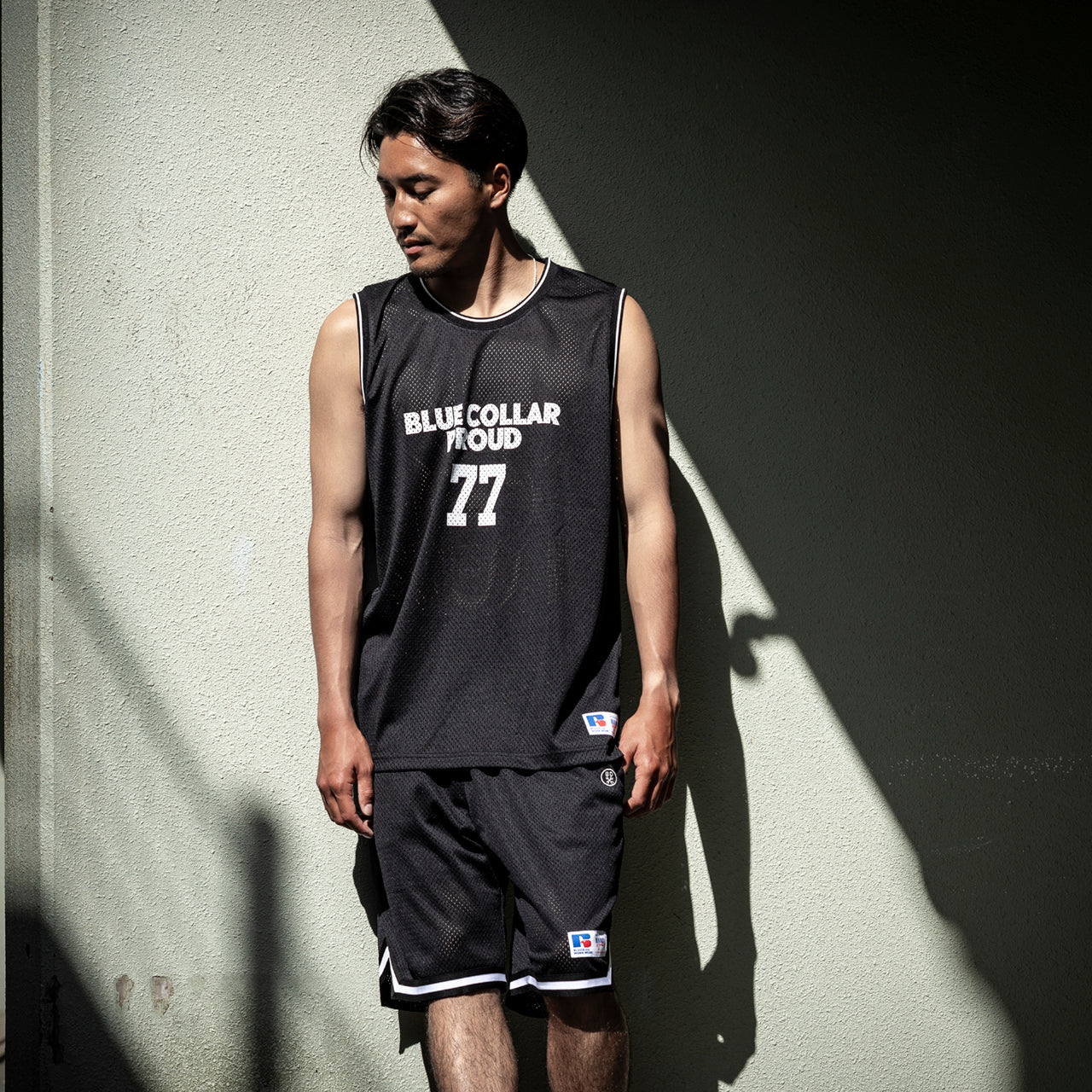 【店舗限定】BEACHED DAYS × BLUCO メッシュタンクトップ
