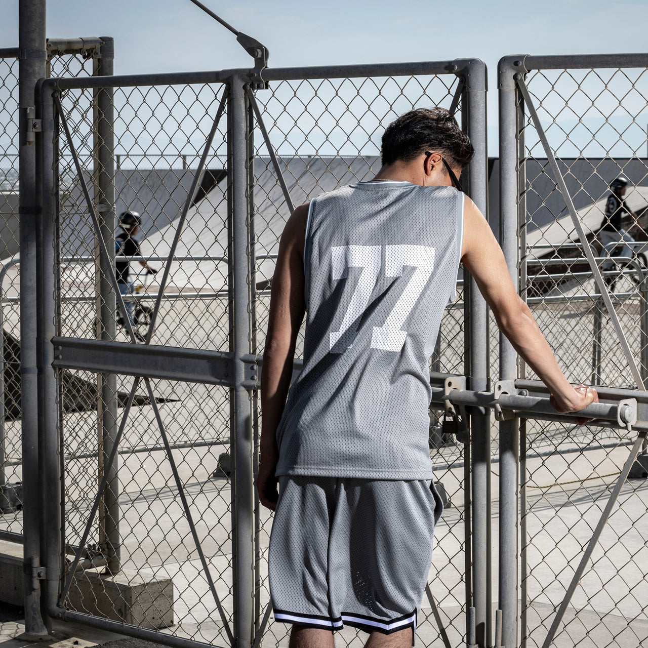 店舗限定】BEACHED DAYS × BLUCO メッシュタンクトップ ビーチドデイズ