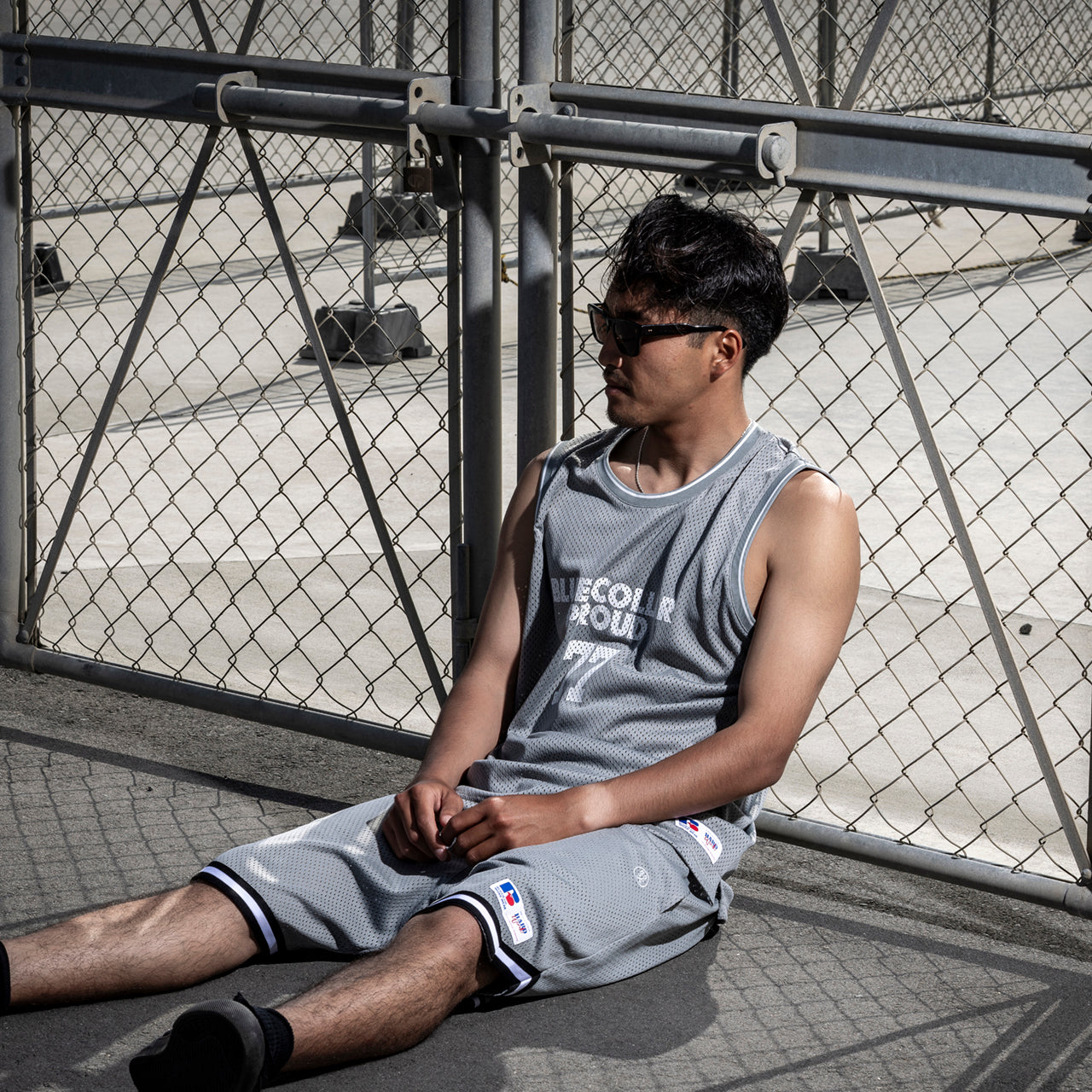 【店舗限定】BEACHED DAYS × BLUCO メッシュタンクトップ
