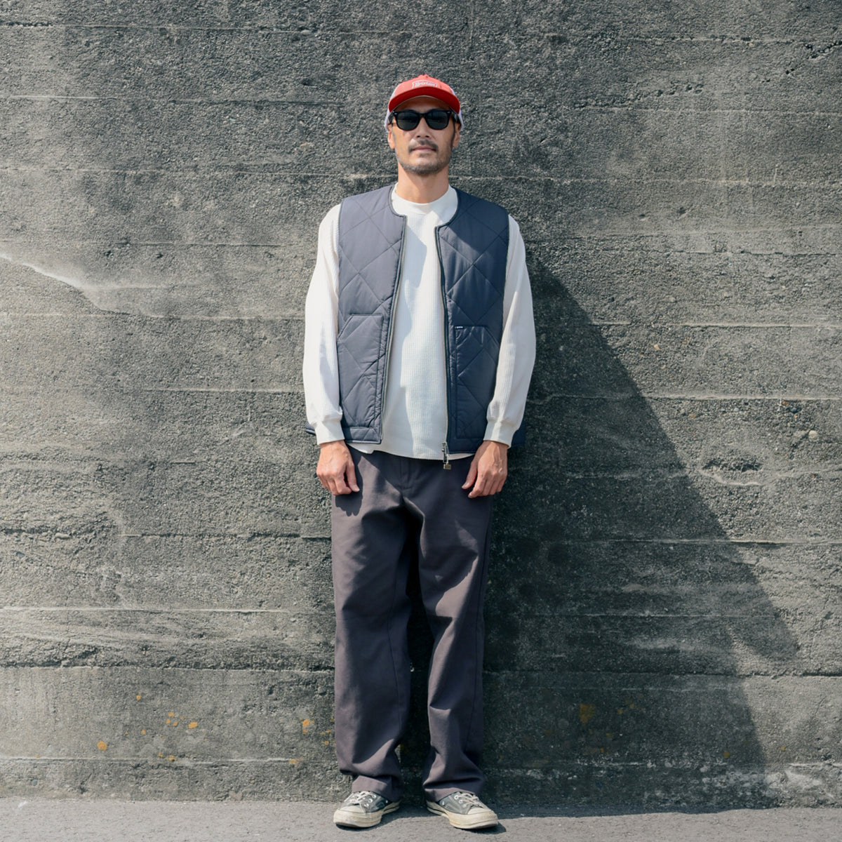 【店舗限定】BEACHED DAYS × BLUCO ナイロンベスト