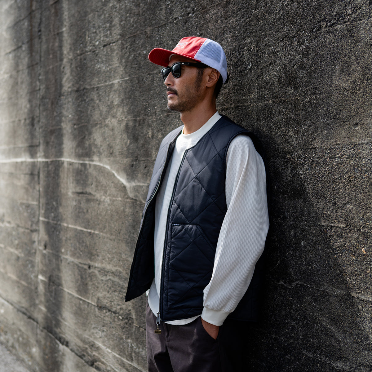 【店舗限定】BEACHED DAYS × BLUCO ナイロンベスト
