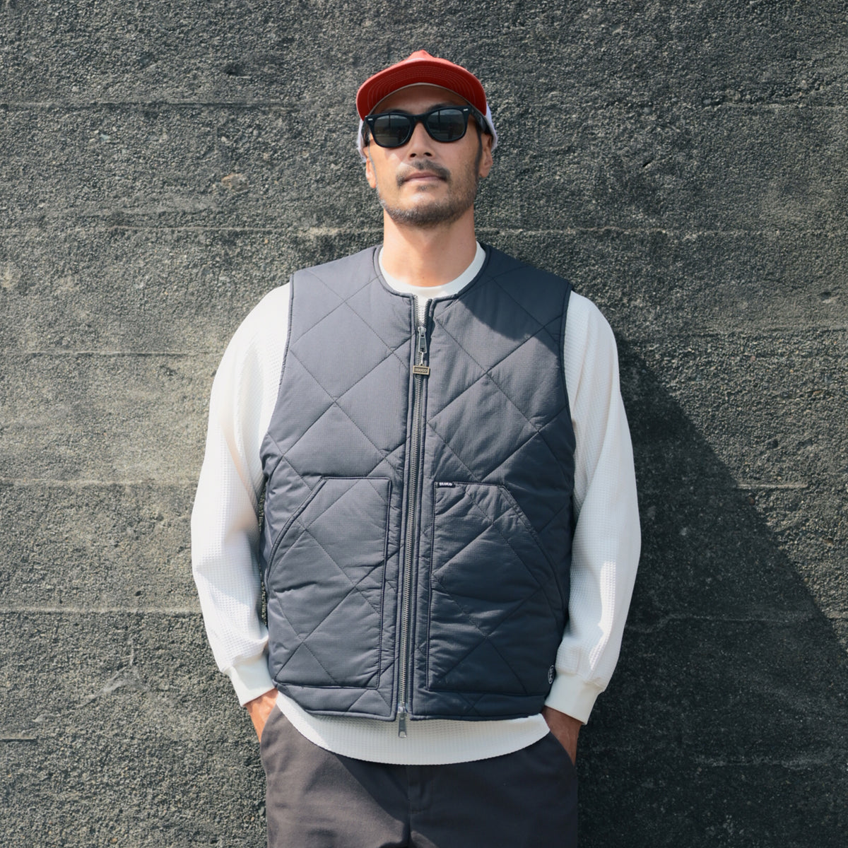 【店舗限定】BEACHED DAYS × BLUCO ナイロンベスト