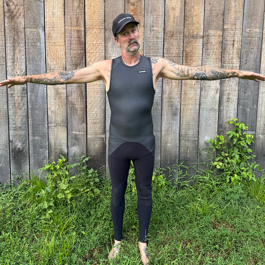 Logo patch 2mm skin long john 