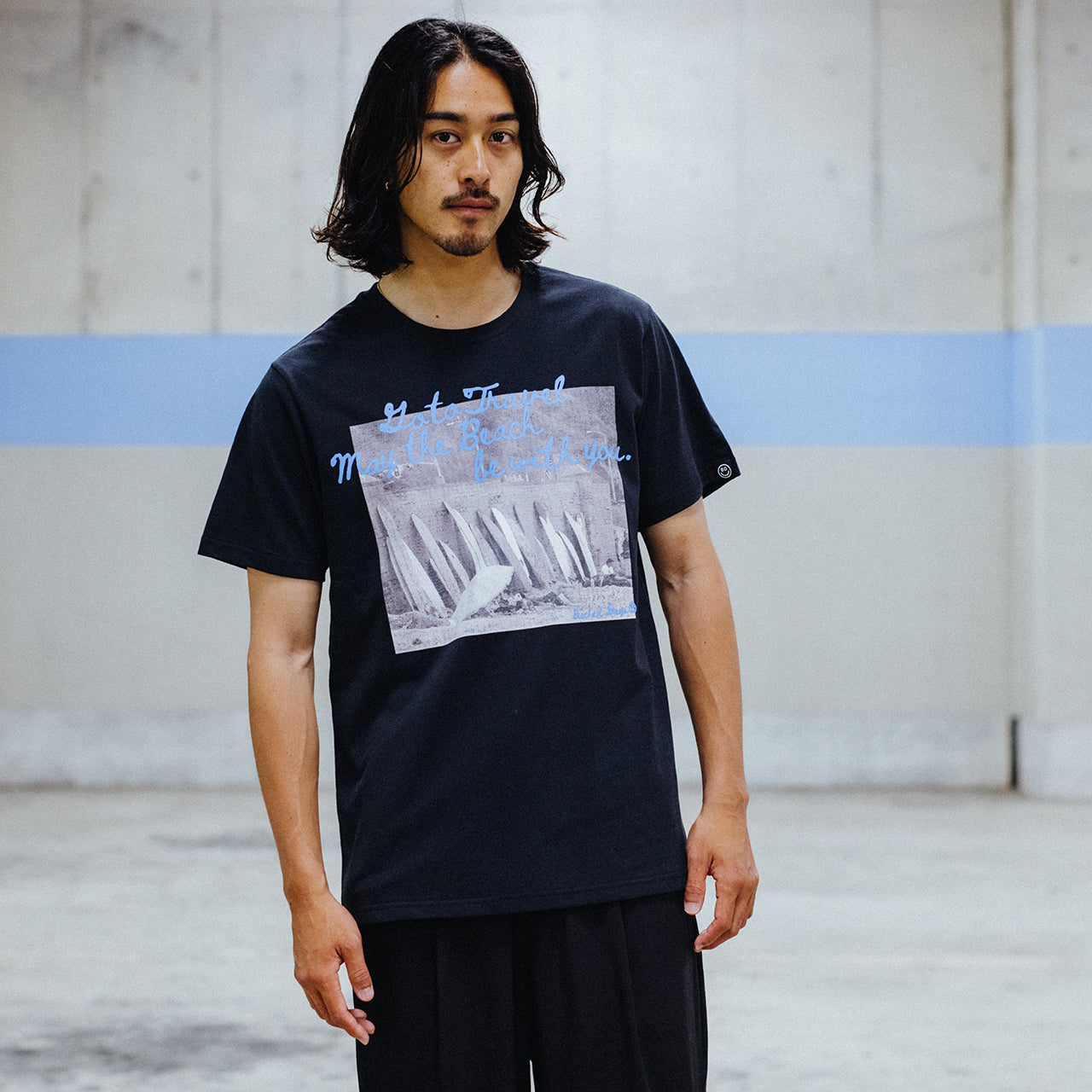 JJ Photo Tee ビーチドデイズ 公式 BEACHED DAYS Tシャツ 半袖 メンズ ダブルステッチ