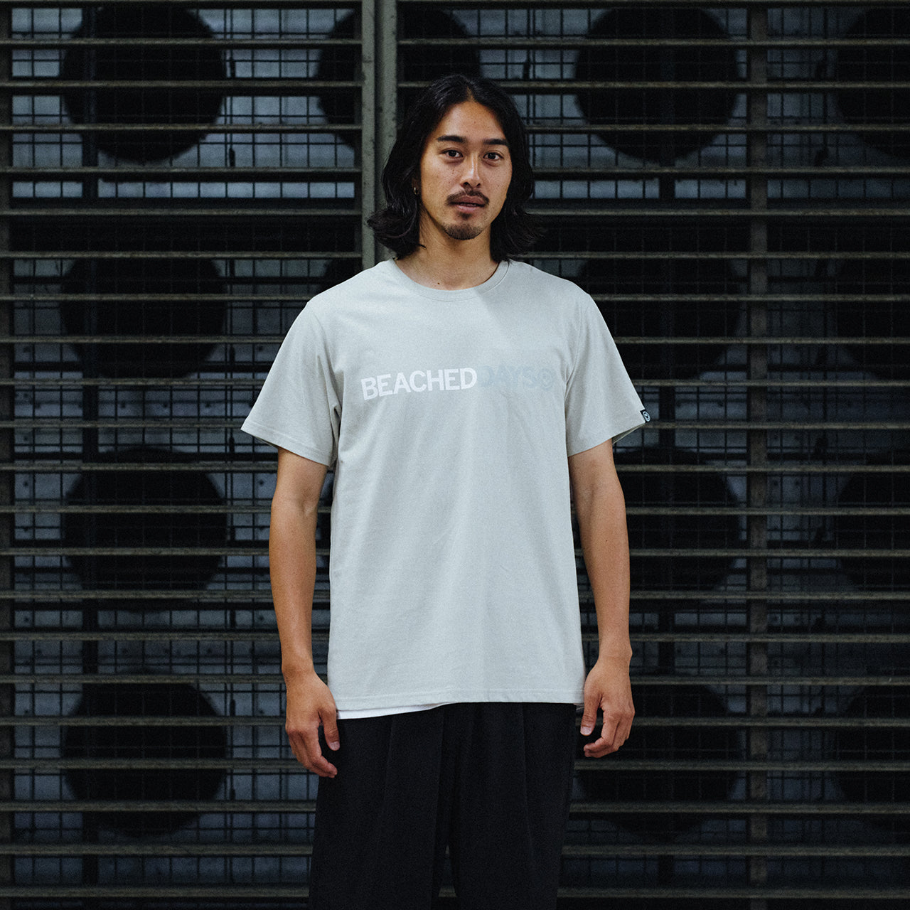 Two-tone logo tee