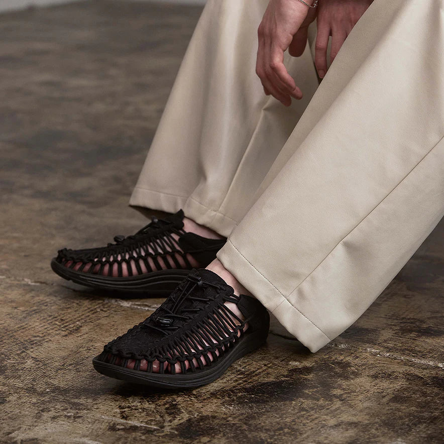 KEEN / キーン メンズ ユニーク Black/Black – BEACHED DAYS KEEN / キーン メンズ ユニーク Black/Black – BEACHED DAYS