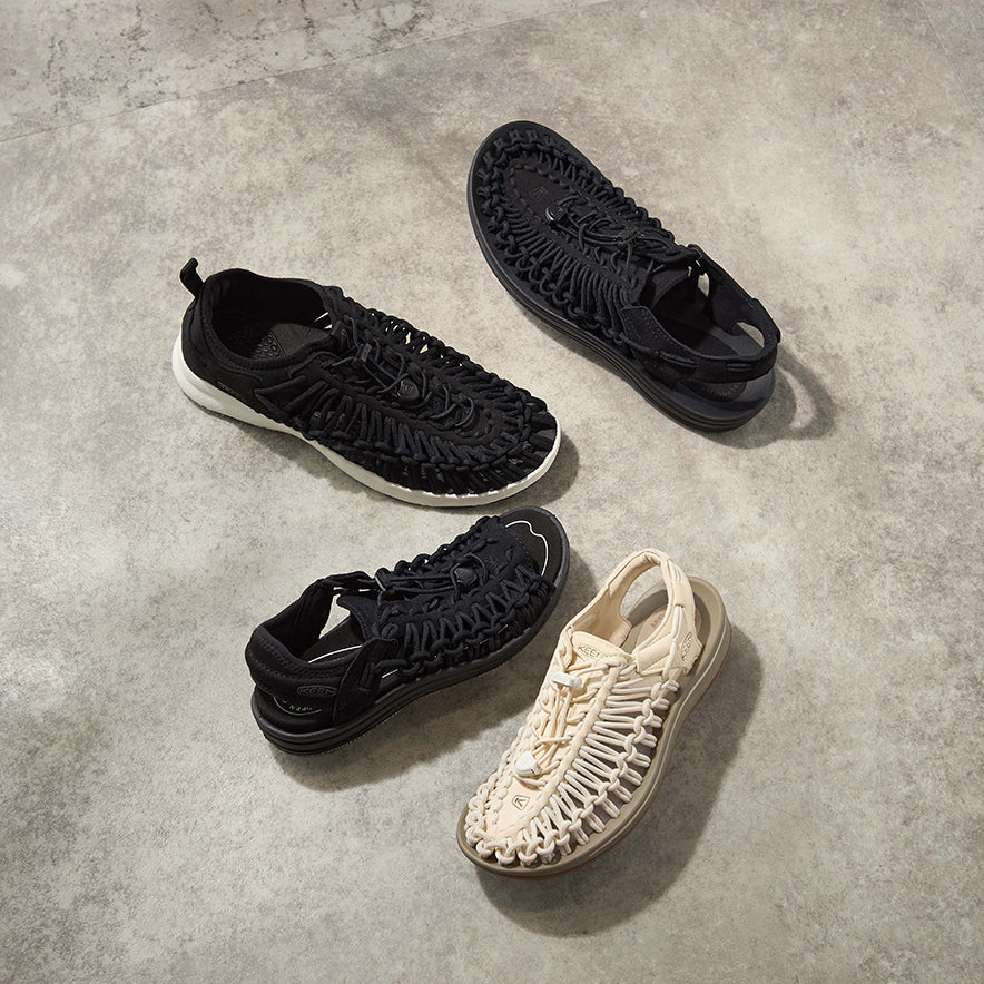 KEEN / キーン メンズ ユニーク Black/Black – BEACHED DAYS