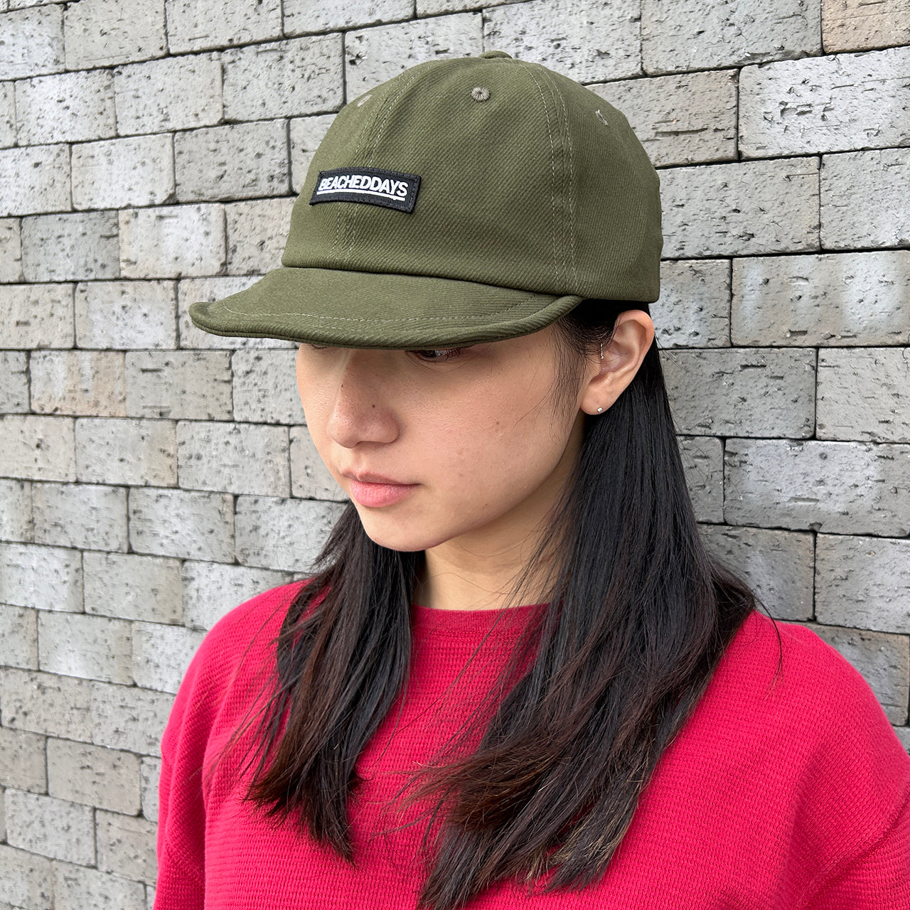 Umpire cap with patch