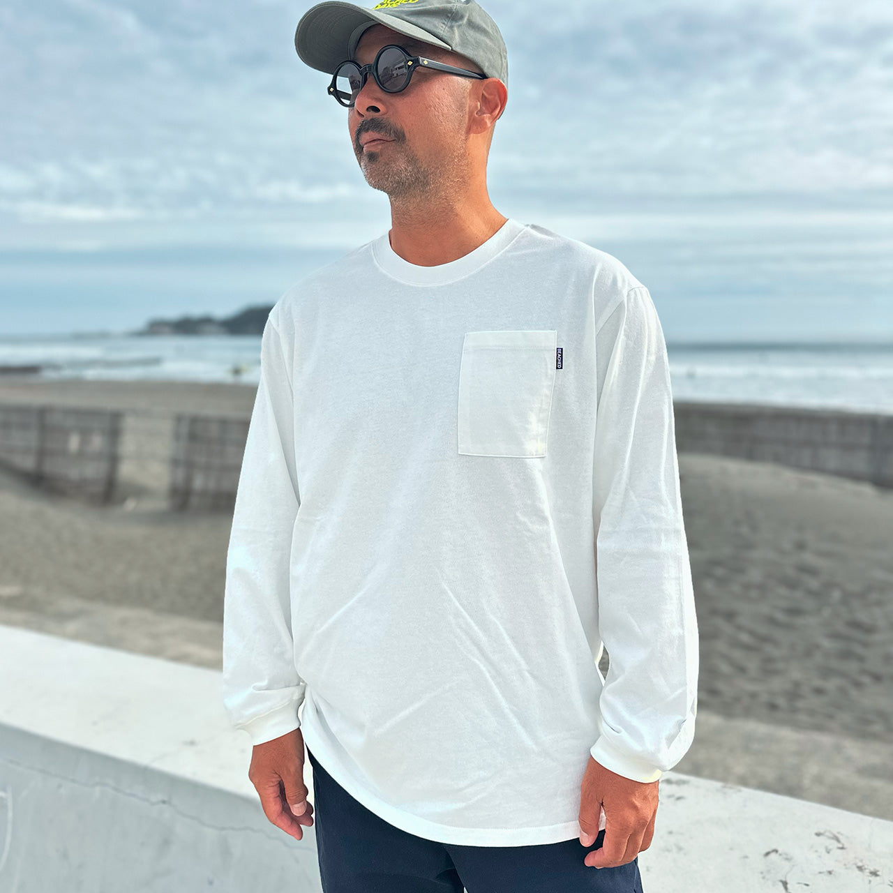 ベーシック ポケット L/S Tee