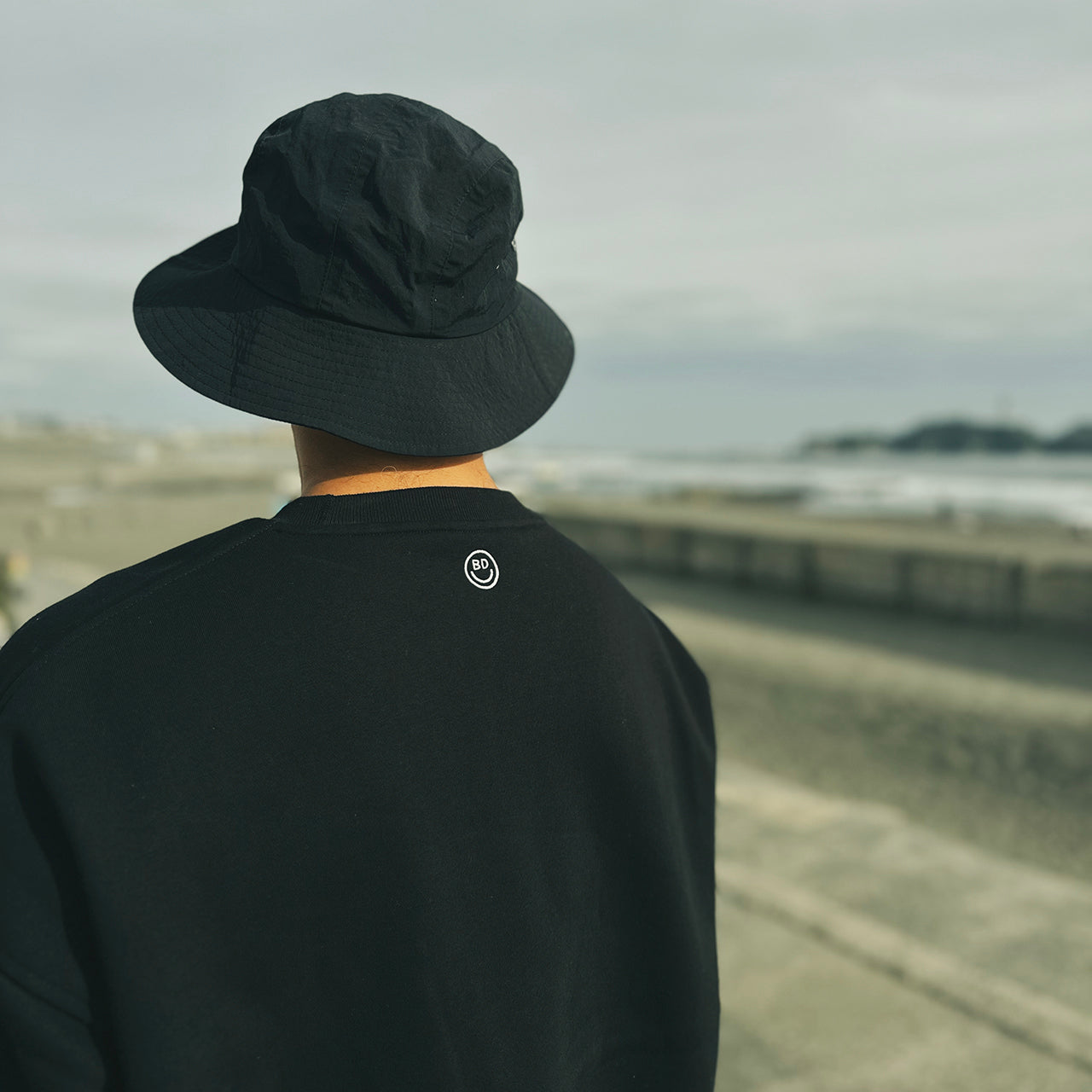 Oversized crew neck sweatshirt 