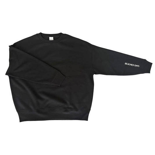 Oversized crew neck sweatshirt 