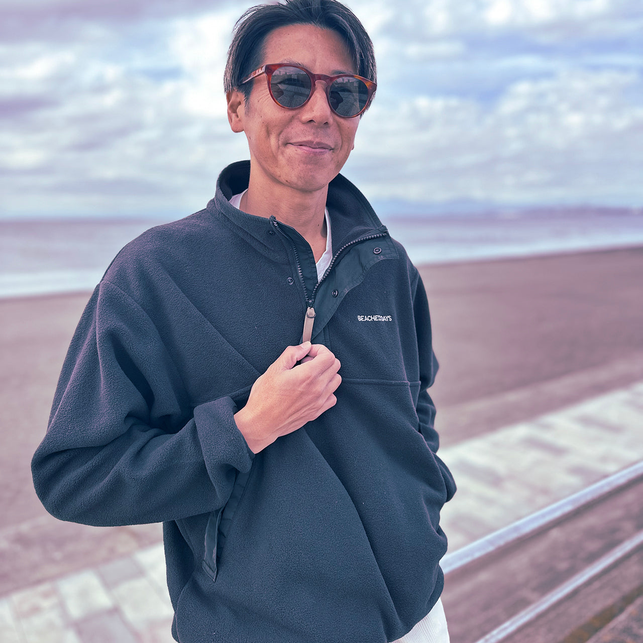 アノラック フリースジャケット ビーチドデイズ 公式 BEACHED DAYS