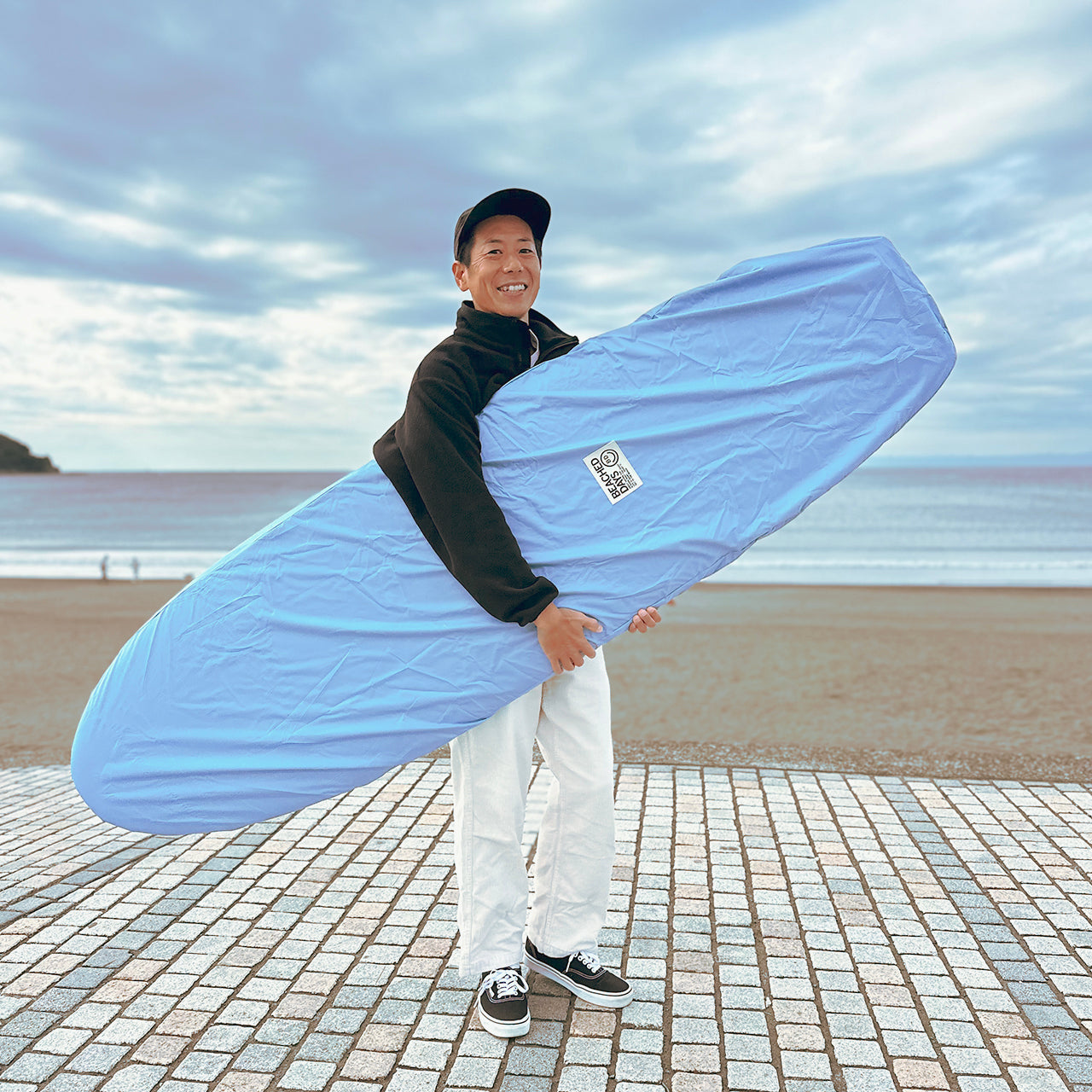 5'0-6'6ft ショートボード デッキカバー ビーチドデイズ 公式 BEACHED