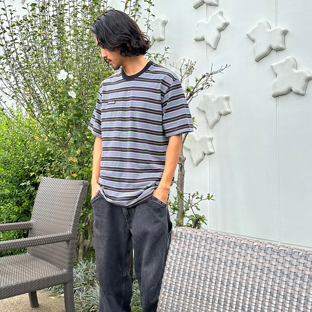 Dry Multi Border S/S Tee 