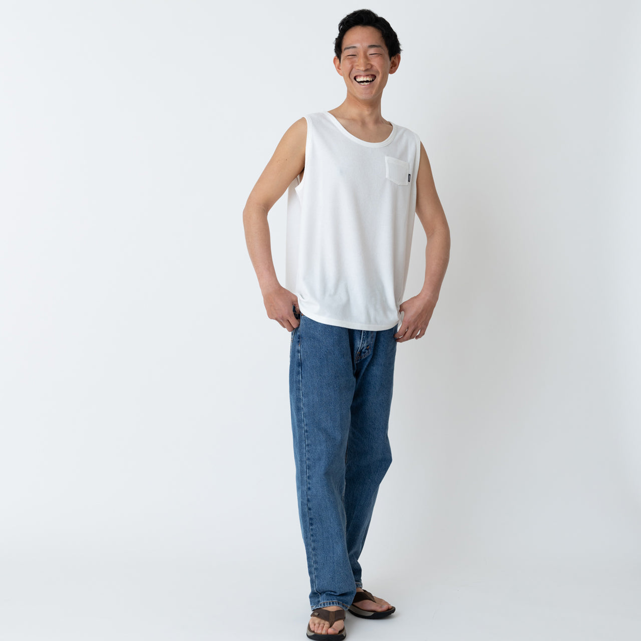 soft pile tank top