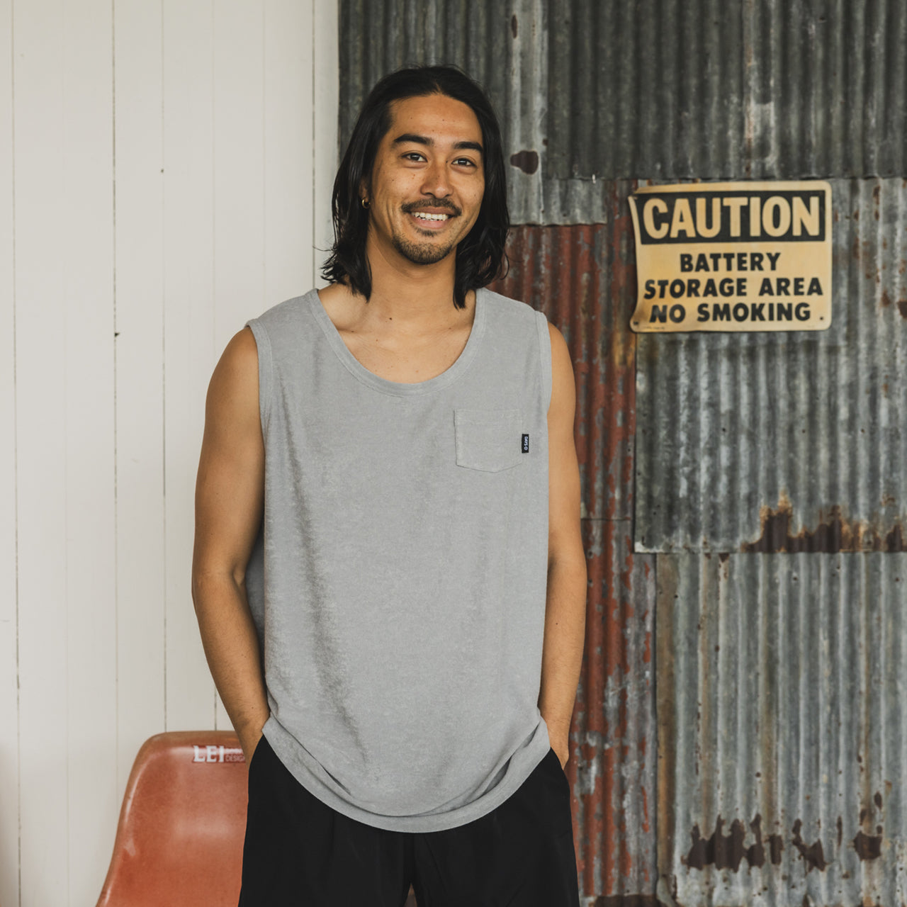 soft pile tank top