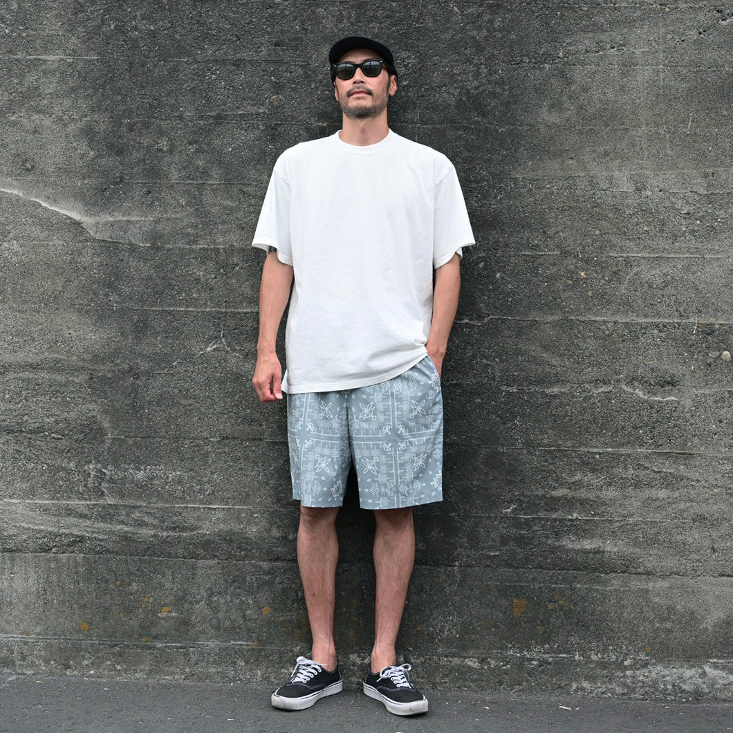【店舗限定】BEACHED DAYS × BLUCO イージーショーツ バンダナ