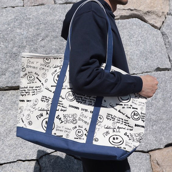 Graphic tote bag L