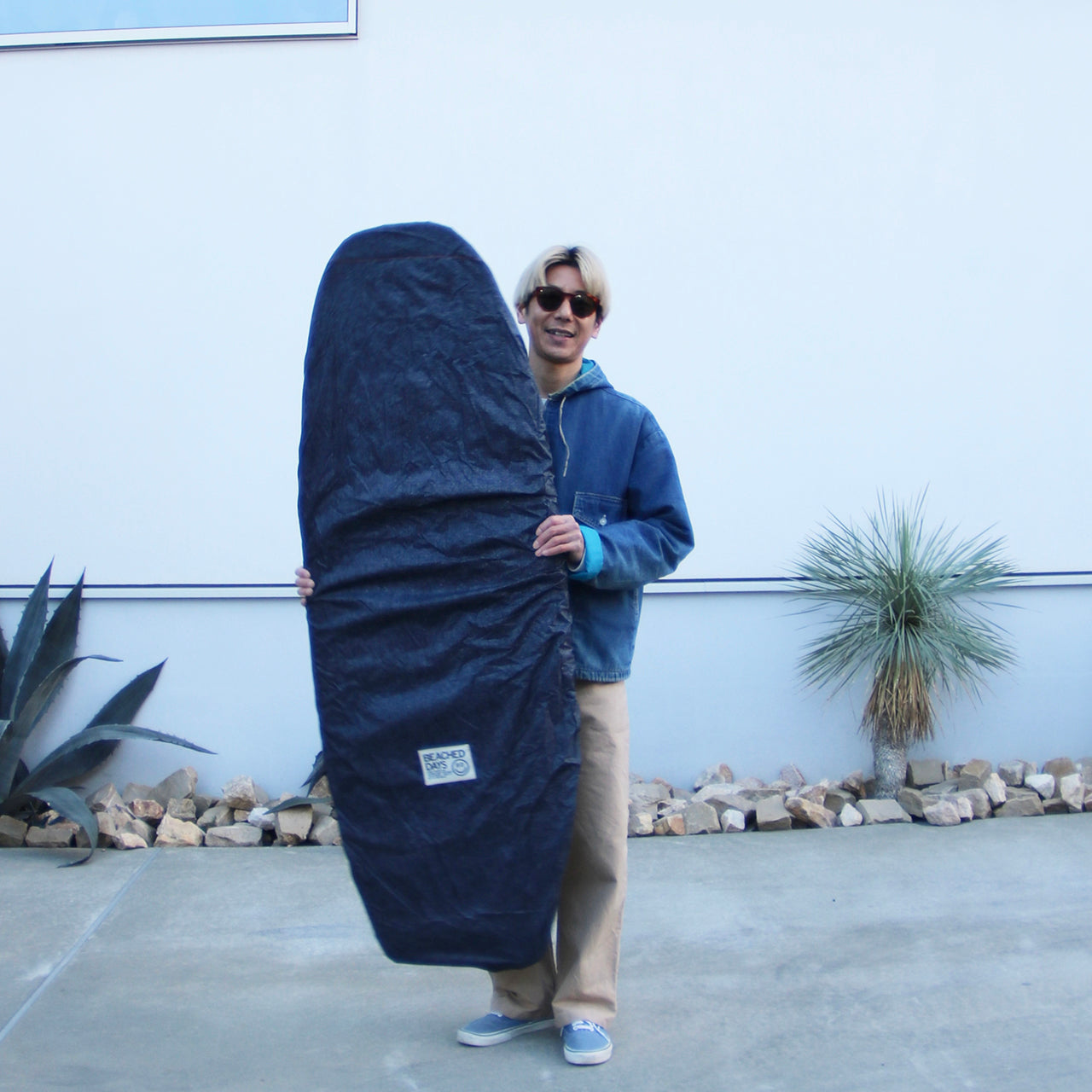 5'0-6'6ft ショートボード デニム柄 デッキカバー ビーチドデイズ 公式