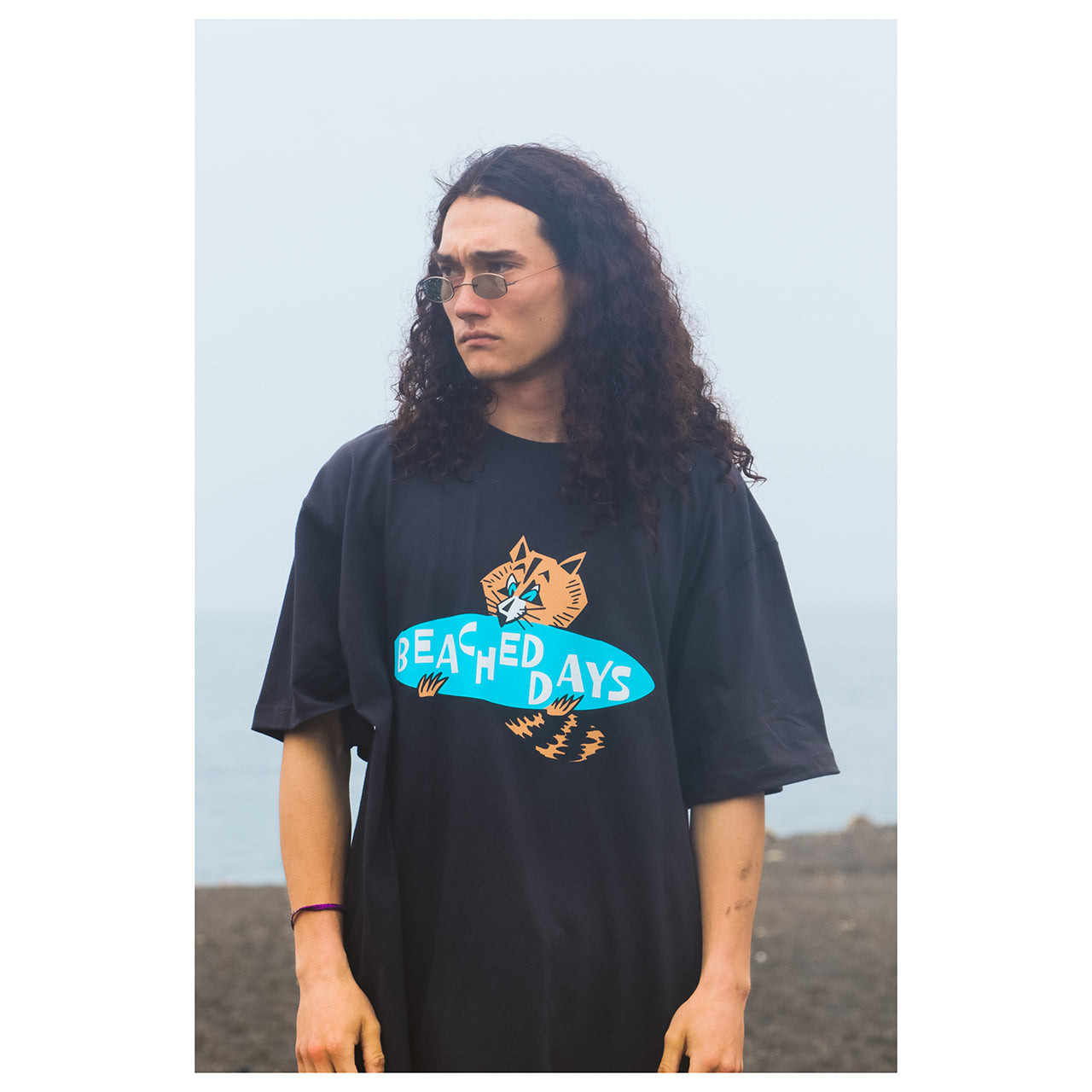 BDラクーンティー ビーチドデイズ 公式 BEACHED DAYS マサスカルプデザイン Masa Sculp Tシャツ 半袖 メンズ レディース